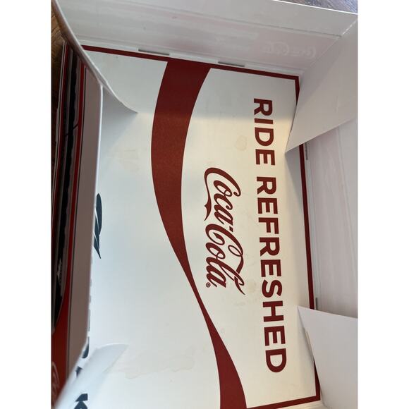 Amtrak Train Coke Coca-Cola Lunch Snack Dinner Tray Box Carrier Railway Railroad - Picture 3 of 9